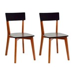 Conjunto de 2 Cadeiras Tóquio Preto