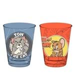 Conjunto de Copos Tom e Jerry Gato e Rato - 2 Pecas