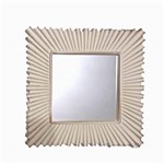 Conjunto de Espelhos com 3 Un Emoldurado Bege com Dourado