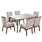 Conjunto de Jantar Linea com 6 Cadeiras - Wood Prime UR 26375