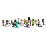 Conjunto de Mini Figuras - 5 Cm - Metals Nano Figure - Minecraft - Dtc
