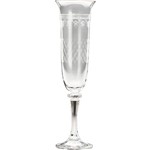 Conjunto de Taças para Champagne Kleopatra Panto Prata 175ml Cristalina 6 Peças - Rojemac