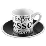 Conjunto de Xícara de Café Espresso com Pires 12 Peças - Ricaelle