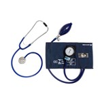 Conjunto Esfigmomanômetro e Estetoscópio Unisson (azul Marinho) Innova - Bic - Cód: Cj0309
