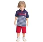 Conjunto Infantil Masculino Camisa Polo + Bermuda Kyly 109241.0465.6