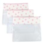 Conjunto 3 Saquinhos de Maternidade Candy Colors - Rosa - Masterbag
