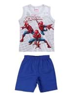 Conjunto Spider Man Infantil para Menino - Cinza/azul