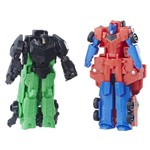 Conjunto Transformers - Robots In Disguise - Combiner Force - Grimlock e Optimus Prime - Hasbro