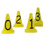 Conjuntos C/ 10 Cones - 23cms - Numerados 0 a 9 - Uplift