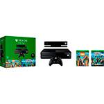 Console Xbox One 500GB + Controle Sem Fio + Kinect + Game Zoo Tycoon e Kinect Sports Rivals - Microsoft
