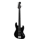 Contrabaixo Deluxe Jazz Bass V Black Active 030 0575 - Squier By Fender