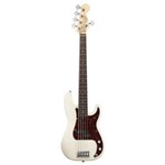 Contrabaixo Fender 019 3650 Am Standard Precision Bass V Rw Olympic White