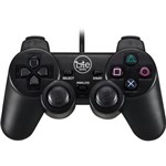Controle Gamer Analógico Lite Ac101 com Fio Usb para Pc com Desing Playstation