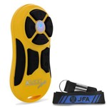 Controle Longa Distância Jfa Tx K1200 Reposição Amarelo 1200m Led Azul + Cordão de Pescoço