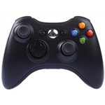 Controle Xbox 360 Sem Fio Slim Joystick Preto
