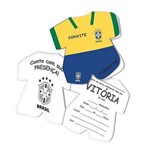 Convite Brasil Camisa Cbf C/ 08 Unidades