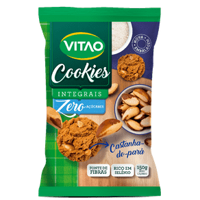 Cookies Integrais Zero Castanha do Pará 150g