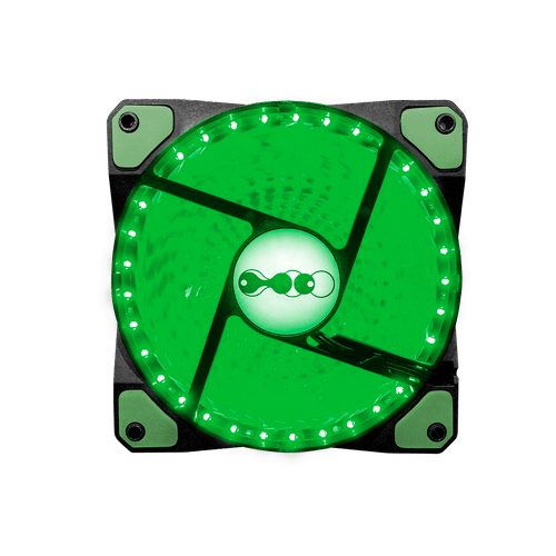 Cooler 12CM X 12CM com Led Acendimento Cor Verde Neologic (32 Luzes de Led)