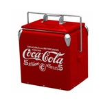 Cooler Coca-Cola Del e Refresh Metal Vermelho 15 Latas