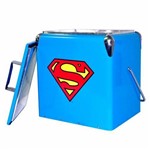 Cooler de Gelo Metal Superman 35cmx28cmx40cm