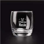 Copo de Vidro para Whisky - Personalizado com Raio Lazer - Poderozo Mozão