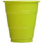 Copo Plástico 210ml Verde Limão com 10 Unidades - Regina Festas