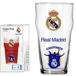 Copo Pub Real Madrid Torcida - 470 Ml