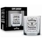 Copo Whisky Jack Daniels Feliz Aniversário 320ml
