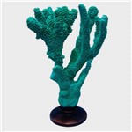 Coral Decorativo de Resina Azul