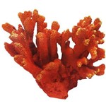 Coral Decorativo em Poliresina Vermelho