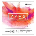 Corda Ré Violino - D'addario Zyex - Aluminio - 3/4 Medium