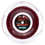 Corda Yonex Poly Tour Spin G 16l 1.25mm Vermelha Rolo com 200 Metros