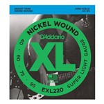 Cordas P/ Baixo Daddario Nickel Wound 4C EXL220 040/095