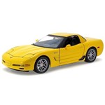Corvette Z06 2001 1:18 Special Edition Maisto 1:18 Amarelo