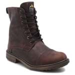 Coturno M Boots Couro Marrom Parking