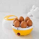 Cozedor Multi Funções Egg Cooker Fun Kitchen Amarelo com 2 Anos de Garantia
