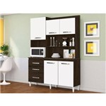 Cozinha Compacta 5 Portas Mila Ravello/branco - Lc Móveis