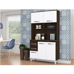 Cozinha Compacta Aline com 5 Portas Ravello/branco - Lc Móveis