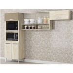 Cozinha Compacta Talita com 6 Portas Essence/brown - Lc Móveis