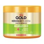 Creme de Tratamento Niely Gold Hidratação Milagrosa Água de Coco 430g