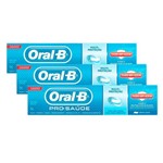 Creme Dental Oral-B Pró Saúde Menta Suave 3 Unidades