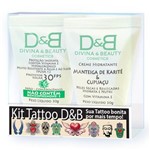 Creme Hidratante Tatuagem Cupuaçu e Protetor Solar FPS30 Divina&Beauty Tattoo