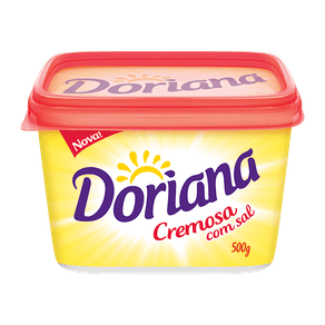 Creme Vegetal Doriana Cremosa com Sal 500g
