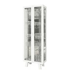 Cristaleira 2 Portas com Vidro Cr6000 - Tecnomobili-branco