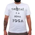 Crochê é a Nova Yoga - Camiseta Clássica Masculina