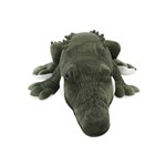 Crocodilo Verde Deitado 81cm - Pelúcia