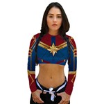 Cropped Capitã Marvel Evolution Feminino