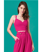 Cropped Liso Magenta