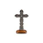 Crucifixo Dourado em Zamac 8 X 3,5 X 15,5cm