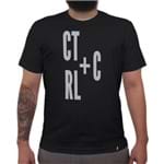 Ctrl+C - Camiseta Clássica Masculina
